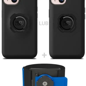 Hit sprzedaży Zestaw do biegania: etui na telefon iPhone 13 + opaska sportowa Quad Lock
