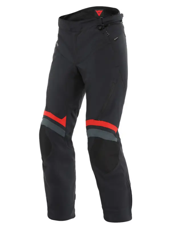 Hit sprzedaży Spodnie motocyklowe tekstylne Dainese Carve Master 3 Gore-Tex® czarno-czerwone