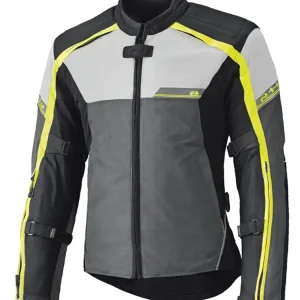 Niska cena Kurtka motocyklowa tekstylna Held Renegade szaro-żółta