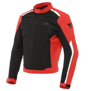 Kurtka motocyklowa tekstylna Dainese Hydraflux 2 Air D-Dry czarno-czerwona Do wyczerpania zapasów
