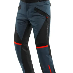 Nie przegap Spodnie motocyklowe tekstylne Dainese Tempest 3 D-Dry® niebiesko-czarno-czerwone