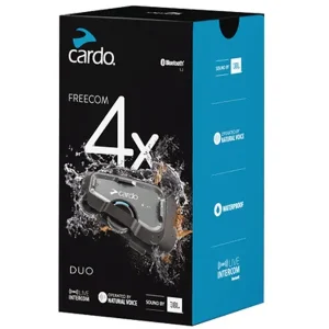 Interkom motocyklowy Cardo Freecom 4X Duo (2 zestawy) Sprawdź teraz