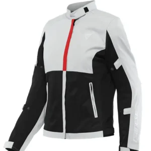 Kurtka motocyklowa tekstylna damska Dainese Risoluta Air Tex czarno-szaro-czerwona Nowy