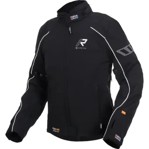 Kurtka motocyklowa tekstylna damska Rukka ComfoRina czarno-biała Oferta czasowa