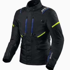 Bezpieczne zakupy Kurtka motocyklowa tekstylna REV’IT! Vertical GTX czarna