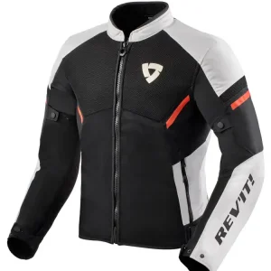 Dodaj do koszyka Kurtka motocyklowa tekstylna REV’IT! GT-R Air 3 biało-fluo czerwona