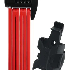 Łatwy zwrot Zapięcie składane na kod ABUS Bordo Lite 6055C/85 czerwone z uchwytem SH (60 cm)