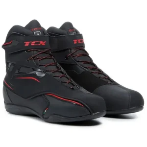 Buty motocyklowe TCX Zeta WP czarno-czerwone Zamów dziś