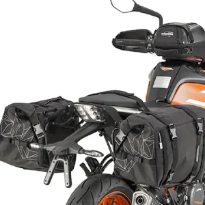Łatwy zwrot Stelaż Kappa pod sakwy miękkie/ EasyLock KTM Duke 125/ 390 (17-22)