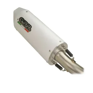Premium Tłumik G.P.R Albus Evo4 [Slip-On, Aluminium, White] - Aprilia RX 125 [18-20]