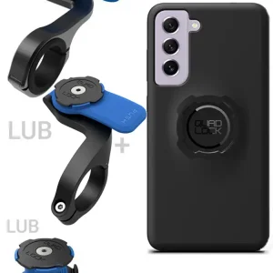 Dodaj do koszyka Zestaw rowerowy: Etui na telefon Samsung Galaxy S21FE + mocowanie rowerowe Quad Lock
