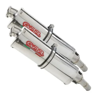 Podwójny tłumik G.P.R Trioval [Slip-On, Stainless Steel] - Ducati Monster 620 [03-06] Super okazja