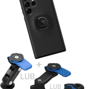 Szybka dostawa Zestaw na motocykl: etui na telefon Samsung Galaxy S22 Ultra + mocowanie Quad Lock