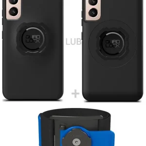 Łatwy zwrot Zestaw do biegania: etui na telefon Samsung Galaxy S22 oraz opaska sportowa Quad Lock