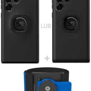 Zestaw do biegania: etui na telefon Samsung Galaxy S22 Ultra + opaska sportowa Quad Lock Rabat