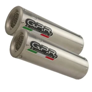 Podwójny tłumik G.P.R M3 Titanium Natural [Slip-On, Titanium] - Ducati 848 [07-13] Super okazja
