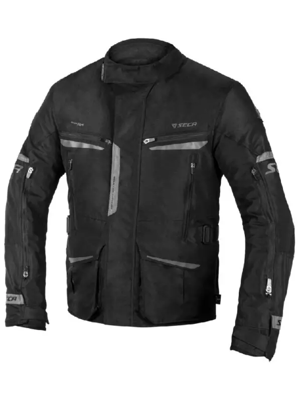 Ekspresowa dostawa Kurtka motocyklowa tekstylna Seca Compass czarna