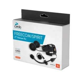 Oferta limitowana Zestaw Audio Kit z mikrofonem Cardo do Freecoma oraz głośnikami JBL
