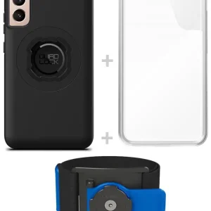 Kup online Zestaw do biegania: etui MAG na telefon Samsung Galaxy S22+ (magnetyczne) + wodoodporny pokrowiec MAG + opaska sportowa Quad Lock