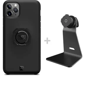 Rabat Zestaw na biurko: etui na telefon iPhone 11 Pro Max + uchwyt Quad Lock