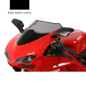 Szyba motocyklowa MRA oryginalny kształt "O" Ducati 848/1098/1198/R/S czarna Okazja