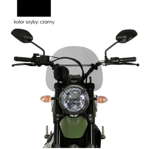 Ekspresowa dostawa Szyba motocyklowa MRA Touring "NT" Ducati Scrambler 800 (-18) czarna