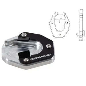 Okazja Poszerzenie stopki Hepco&Becker do Triumph Tiger 900 / GT / GT Pro / GT Low (20-23)