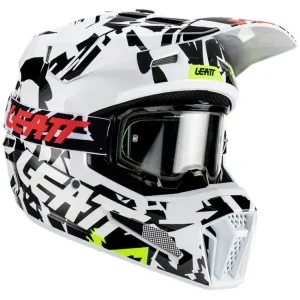 Kask enduro Leatt Moto 3.5 V23 Zebra Wyjątkowa oferta
