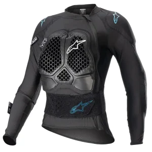 Nowość Zbroja motocyklowa damska Alpinestars MX Bionic Action V2 czarno-niebieska