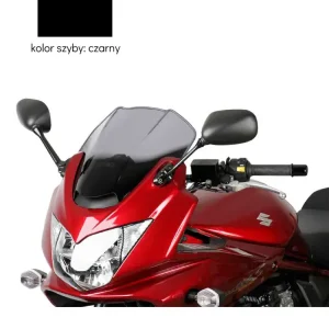 Hit cenowy Szyba motocyklowa MRA Oryginalny kształt "O" Suzuki GSF Bandit 650 S (05-08)/ 1200 S (06-10)/ 1250 S (07-16) czarna
