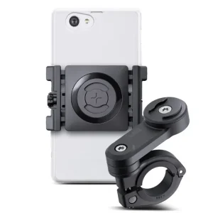 Zestaw na motocykl: uniwersalny uchwyt na telefon SPC+ (magnetyczny) + uchwyt na kierownicę Sp Connect Moto Szybka dostawa