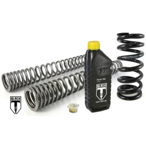 Zestaw sprężyn progresywnych przedniego zawieszenia widelca i amortyzatora Touratech Black-T do Suzuki B-King 1300 (08-15) Bezpieczna płatność