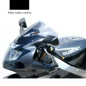 Szyba motocyklowa MRA Racing "R" Suzuki GSX-R 600 (01-03)/ 1000 (-02)/ 750 (00-03) czarna Okazja