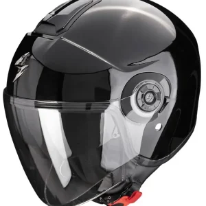 Kask otwarty Scorpion Exo-City II Solid czarny połysk Nowy