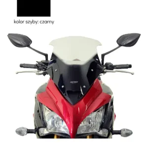 Szyba motocyklowa MRA Touring "TM" Suzuki GSX-S 1000 F (wszystkie roczniki) czarna Łatwy zwrot