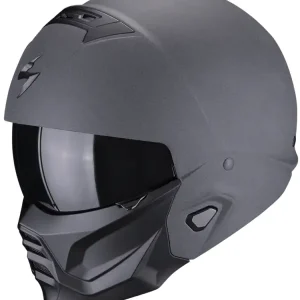 Wyprzedaż Kask modułowy Scorpion Exo-Combat II Graphite szary
