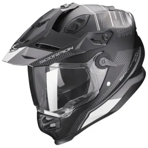 Oferta limitowana Kask adventure Scorpion ADF-9000 Air Desert matowy czarno-srebrny