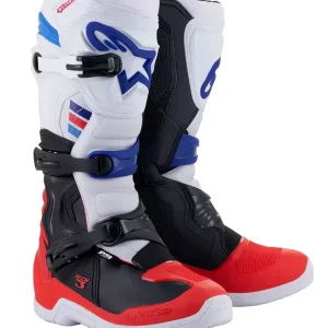 Buty cross Alpinestars MX Tech 3 biało-niebiesko-czerwone Dodaj do koszyka