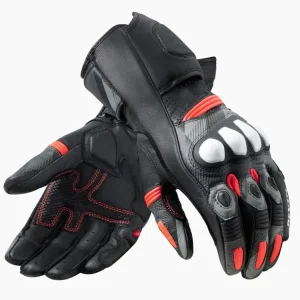 Niska cena Rękawice motocyklowe REV’IT! League 2 czarno-fluo czerwone