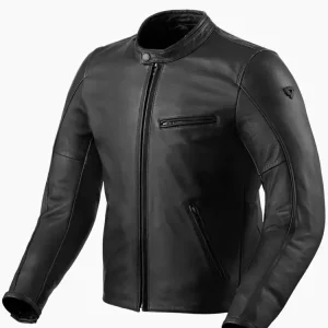 Kurtka motocyklowa skórzana REV’IT! Rino czarna Cena promocyjna