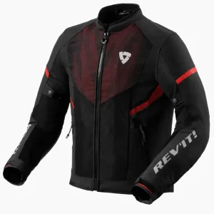 Kurtka motocyklowa tekstylna REV’IT! Hyperspeed 2 GT Air czarno-fluo czerwona Szybka wysyłka