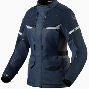 Kurtka motocyklowa damska tekstylna REV’IT! Outback 4 H2O niebieska Wyjątkowa oferta