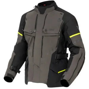 Kurtka motocyklowa tekstylna Rebelhorn Range antracytowo-czarno-żółta Obniżka ceny