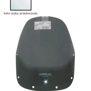Wyjątkowa oferta Szyba motocyklowa MRA oryginalny kształt "O" Honda XRV 750 Africa Twin (93-95) przeźroczysta