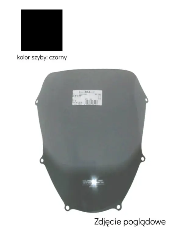 Szyba motocyklowa MRA Touring "T" Kawasaki ZX 9 R (00-03) czarna Obniżka ceny