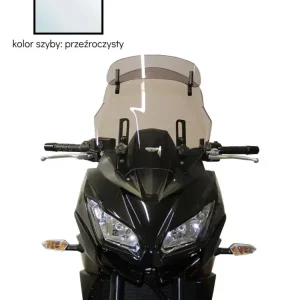Bezpieczna płatność Szyba motocyklowa MRA Variotouringscreen "VT" Kawasaki Versys 1000 / 650 (15-16) przeźroczysta