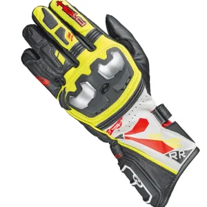 Ograniczona ilość Rękawice motocyklowe Held Akira RR czarno-fluo