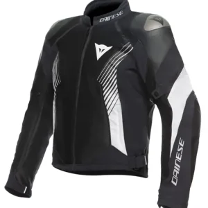 Nie przegap Kurtka motocyklowa tekstylna Dainese Super Rider 2 Absoluteshell czarno-biała