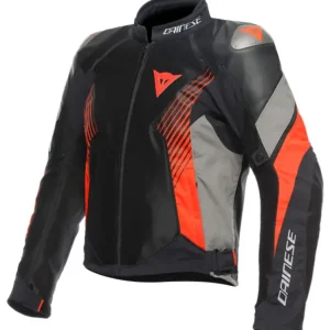 Oferta limitowana Kurtka motocyklowa tekstylna Dainese Super Rider 2 Absoluteshell czarno-szaro-czerwona