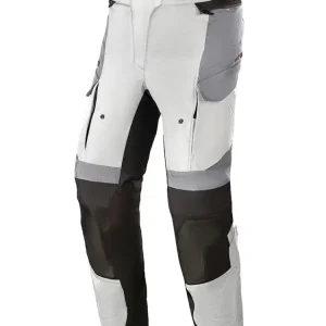Najlepsza cena Spodnie motocyklowe damskie tekstylne Alpinestars Stella Andes v3 Drystar® szaro-biało-czarne